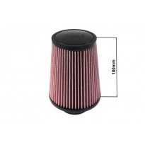 Kūginis oro filtras TURBOWORKS H: 180 mm DIA: 60-77 mm violetinė